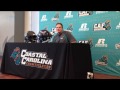 CCU football coach Joe Moglia previews matchup with Presbyterian