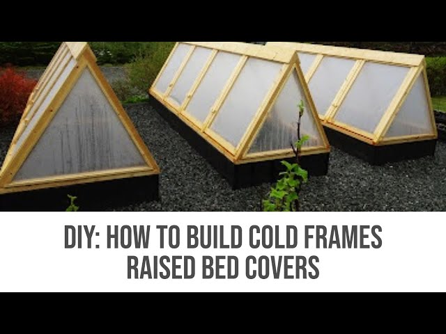 Build A Cold Frame Cover Coldframes And Mini Greenhouses / RHS