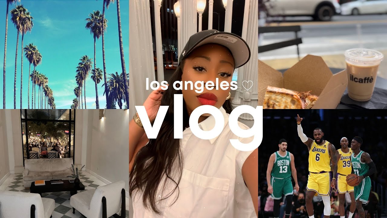 LA VLOG | THINGS TO DO IN LA, LOS ANGELES, LAKERS GAME, CARA HOTEL, HOLLYWOOD | SINCERELY TKAY