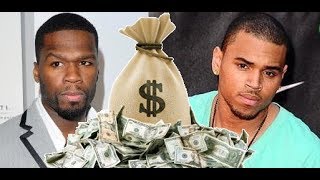 Famous 50 Cent REACTS to Chris Brown NEW RCA DEAL Youngest Artist to Own His Masters worth MILLIONS Wealth