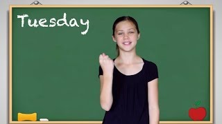 ASL Days of the Week | Song Only