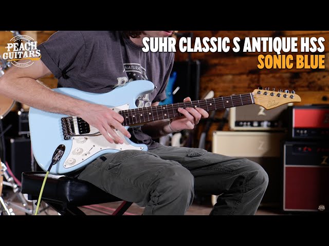 No TalkingJust Tones | Suhr Classic S Antique HSS Sonic Blue