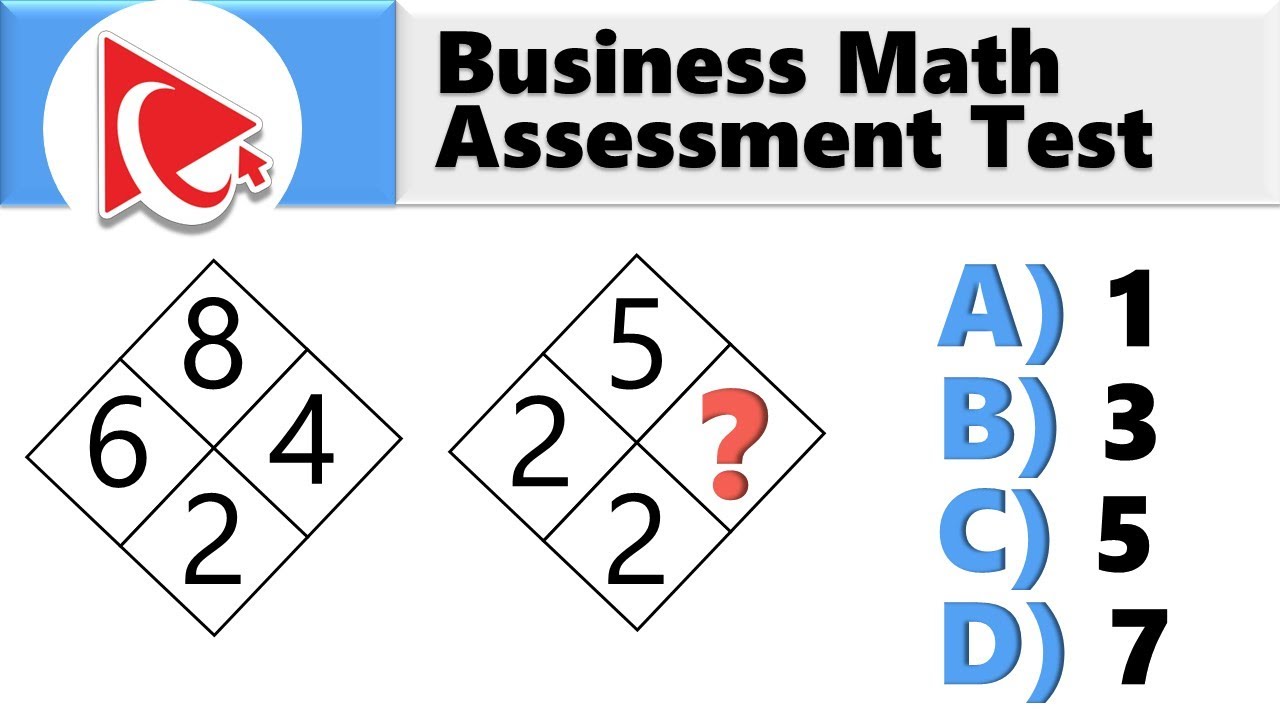 Business Mathematics Assessment Test Explained - YouTube