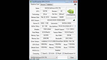 GeForce GTX 680 Bios Flash to GTX 770