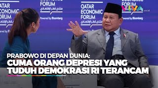 Jawaban Menohok Prabowo Disebut Bakal Turunkan Kualitas Demokrasi Indonesia