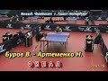 финал Буров В. - Артеменко Н. ЛЧ СПб 2019 по настольному теннису