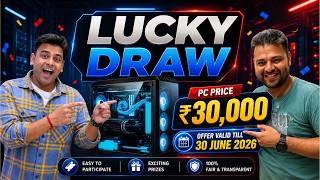 LUCKY DRAW ALERT🚨| Rs-30k To 1 Lakh Full Gaming Pc Setup🎮 | Gaming Pc Wala | Nehru Place