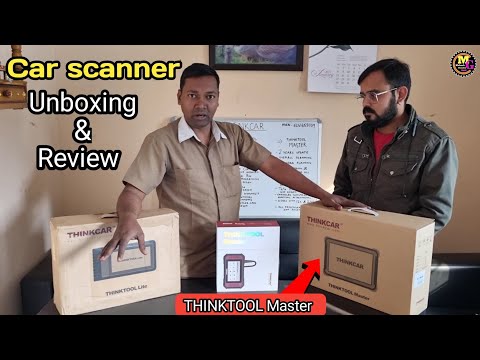 Thinkcar thinktool master car scanner unboxing and