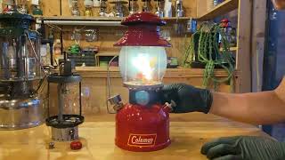 Feb.1952 Coleman 200A 点火動画 vintage lantern Ignition video
