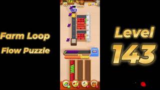 🎮 Farm Loop Level 143 | Flow Puzzle walkthrough | Solutionguruji