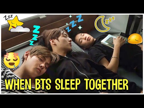 BTS'nin Birlikte Uyuduğu Anlar