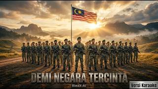 Demi Negara Tercinta (Versi Karaoke) | Lagu Patriotik & Semangat Perpaduan Malaysia