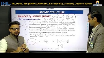 ALLEN IHL Interactive Video (English) Chemistry Atomic Structure for IIT JEE Advanced