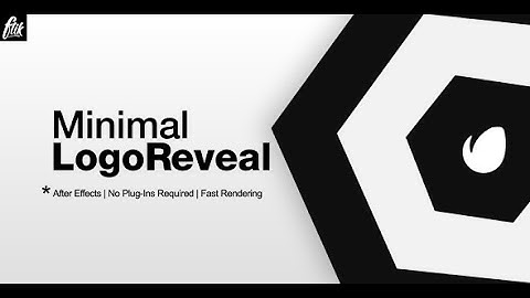 Minimal Logo Reveal | After Efects Project Files - Videohive template