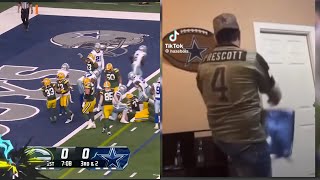 Cowboys fans react to Green Bay Packers game