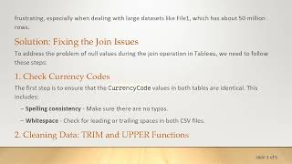 How to Effectively Join Tables in Tableau