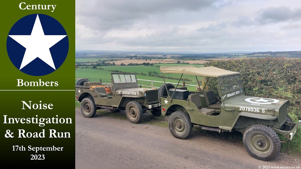 Andy's Jeep Noise Investigation & Road Run - 17th Sept 2023