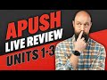 Apush live stream reviewunits 13 90 minutes