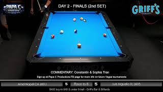 Papa C Productions $400 entry 645 & under 8-ball: DAY 2