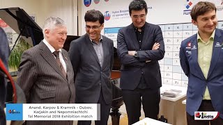 Anand, Kramnik, Karpov vs Nepo, Karjakin, Dubov | World Champs vs Talents | Commentary by Sagar