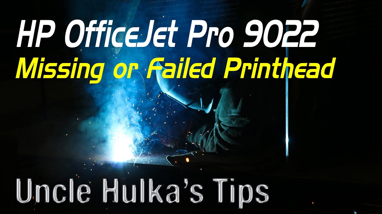 HP OfficeJet Pro 9022 Printer - Failed Printhead Error 