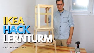 DIY Ikea Learning Tower Hack: Learning Tower from Bekväm and Oddvar | Building Instructions + Tips