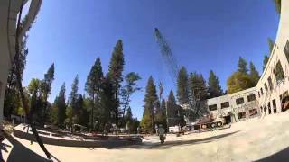 Wall raising for tilt-up construction building crane