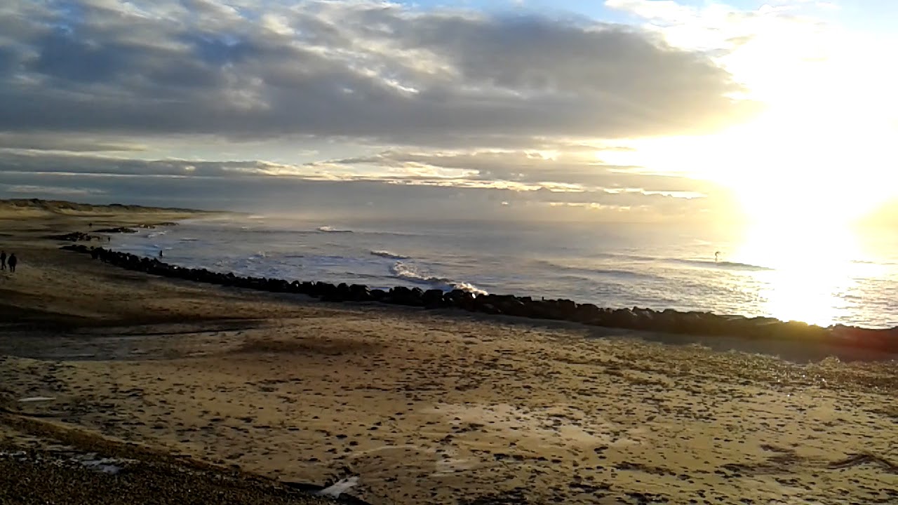 Wintersurfen an der Høfde Q