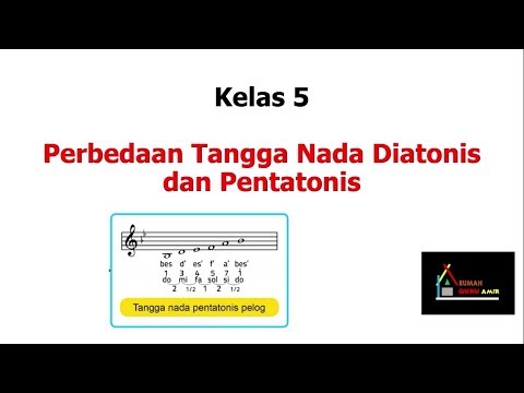 Sebutkan dua macam tangga nada pentatonis