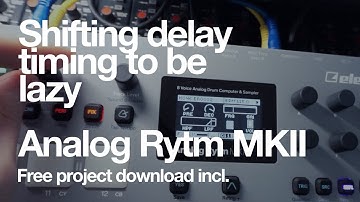 Impulse ping & LFO rhythm dub : Analog Rytm Mk2 : Free project incl.