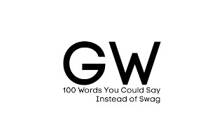 Miniatura de vídeo de "Watsky- 100 Words You Could Say Instead of Swag"