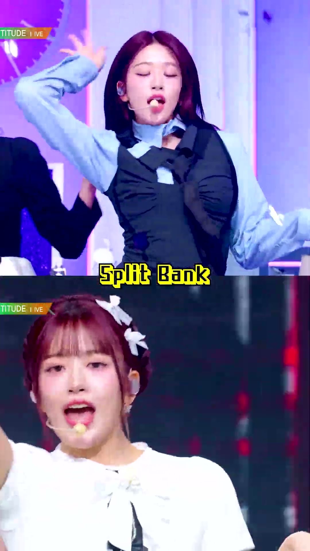 IVE - ATTITUDE #SplitScreen #SplitBank #MusicBank #Shorts | KBS WORLD TV