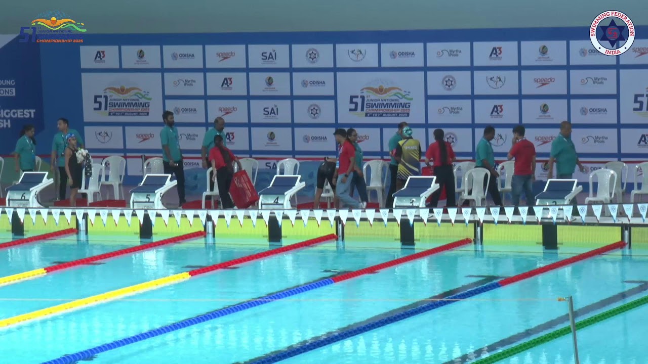 51st Junior National Aquatic Championships 2025  |MORNING SESSION | AHMEDABAD GUJARAT