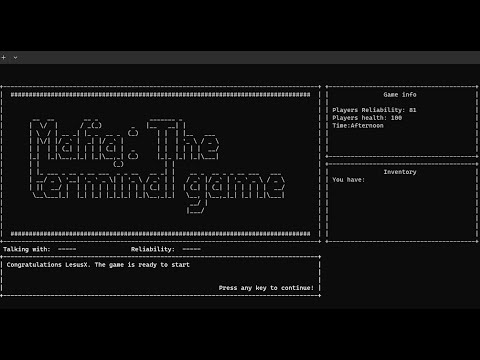 A Python game for the windows terminal | Mafia the terminal game! - YouTube