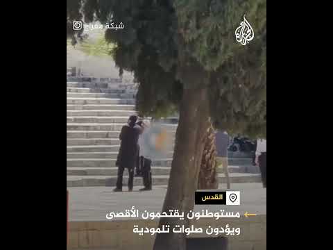 مستوطنون يقتحمون الأقصى ويؤدون صلوات تلمودية