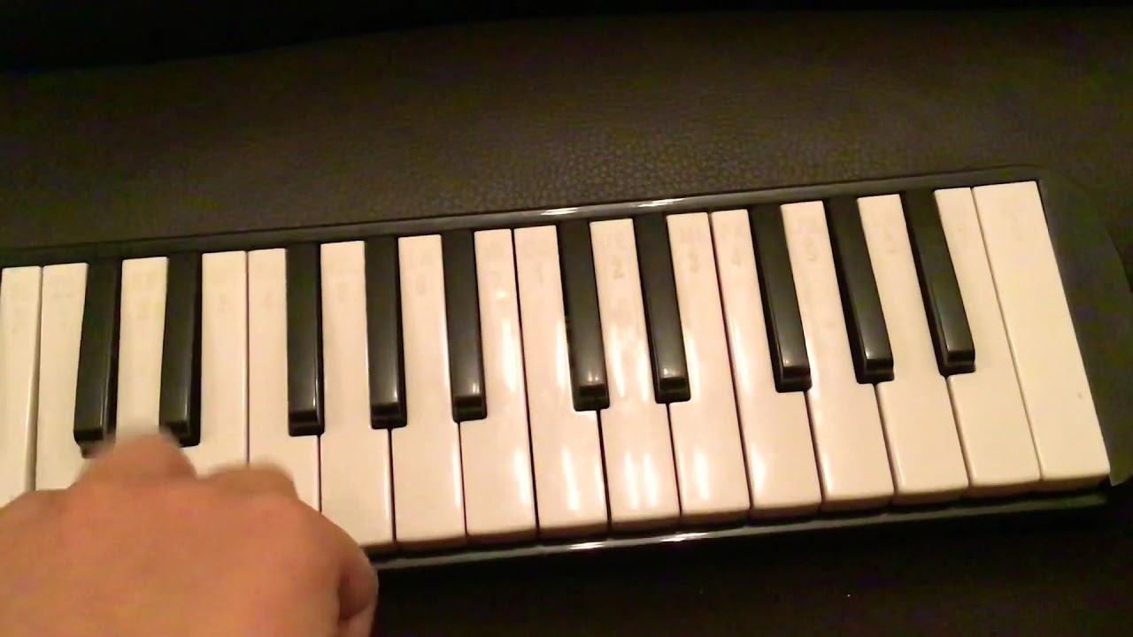 1era parte Beethoven fur Elise en melódica (En la descripción las notas) YouTube