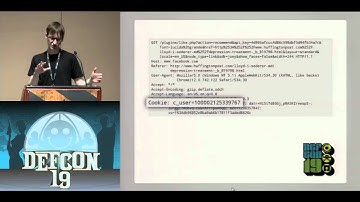 DEFCON 19: Tracking the Trackers: How Our Browsing History Is Leaking into the Cloud (w speaker)