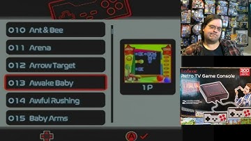 Game play spotlight: Awake Baby - game #013 from the Lexibook Retro TV Game Console