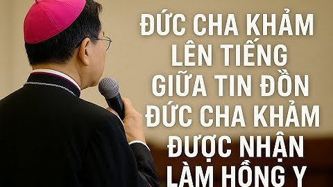 ĐỨC CHA PHÊ RÔ NGUYỄN VĂN KHẢM LÊN TIẾNG VỀ TIN ĐỒN ĐỨC CHA KHẢM DƯỢC NHẬN LÀM HỒNG Y-CHA TĨNH GIẢNG