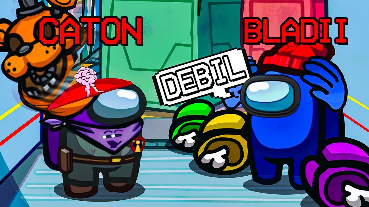 Jestem IMPOSTOREM, ale MÓJ IMPOSTOR KOLEGA to DEBIL w AMONG US!!!