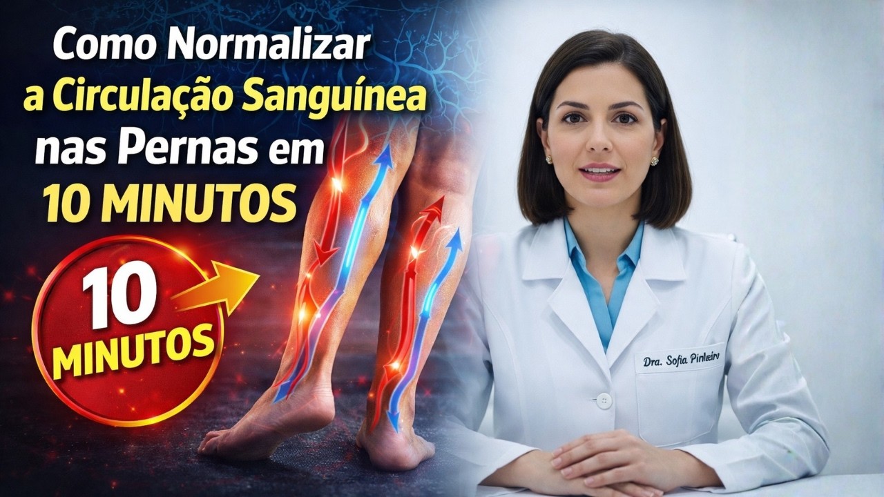 Como normalizar a circulação sanguínea nas pernas em 10 minutos