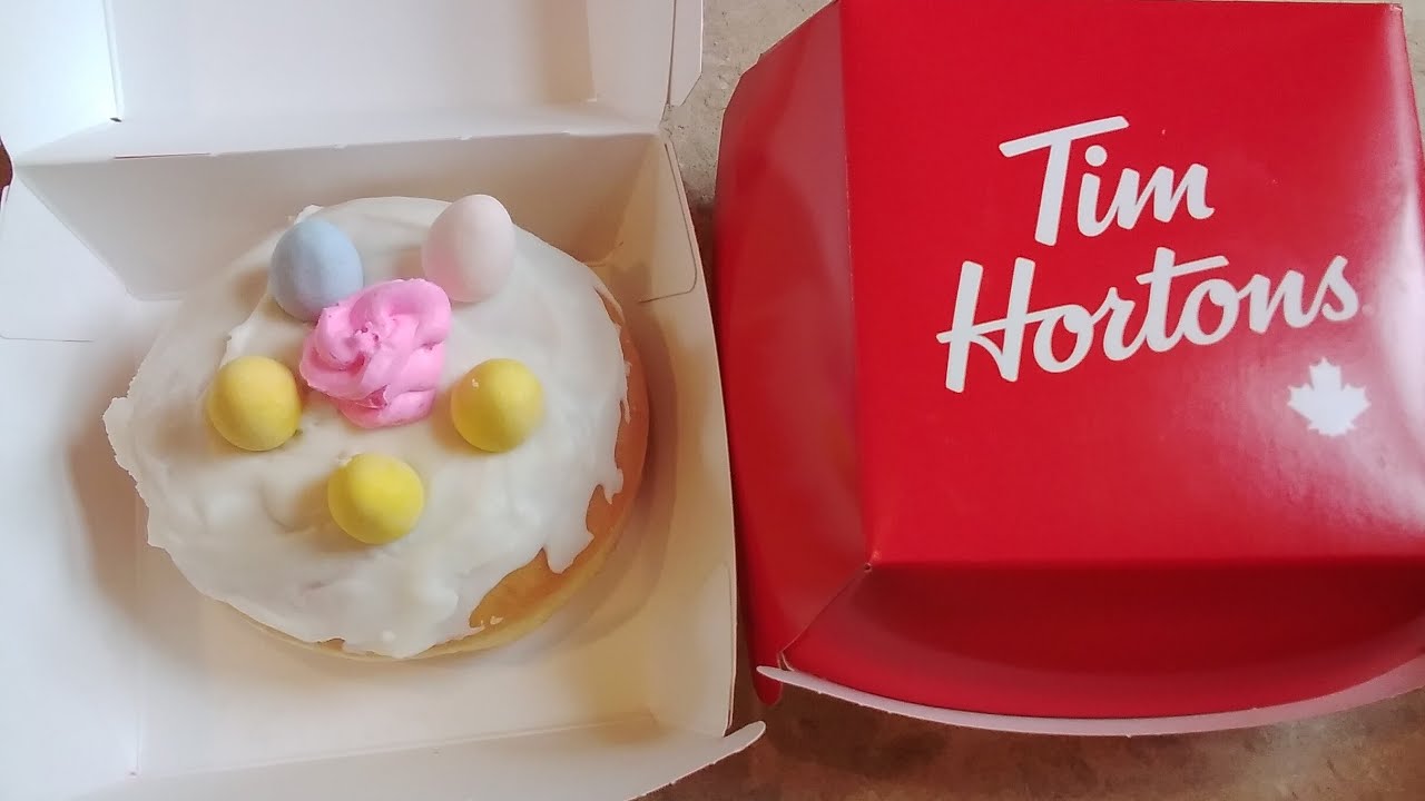 Tim Horton's HERSHEY'S Candy Coated Eggs Dream Donut