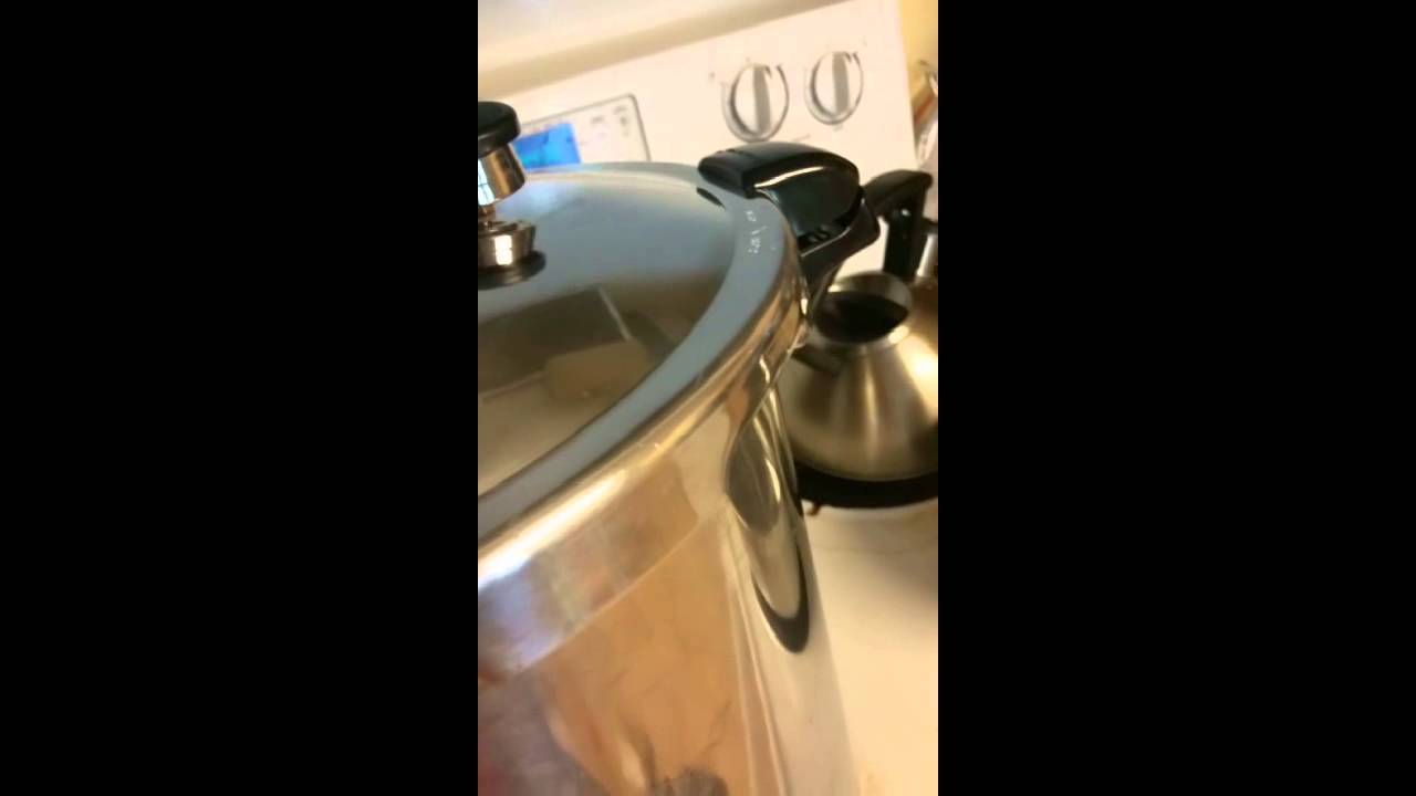 Presto 23 quart pressure canner first use YouTube