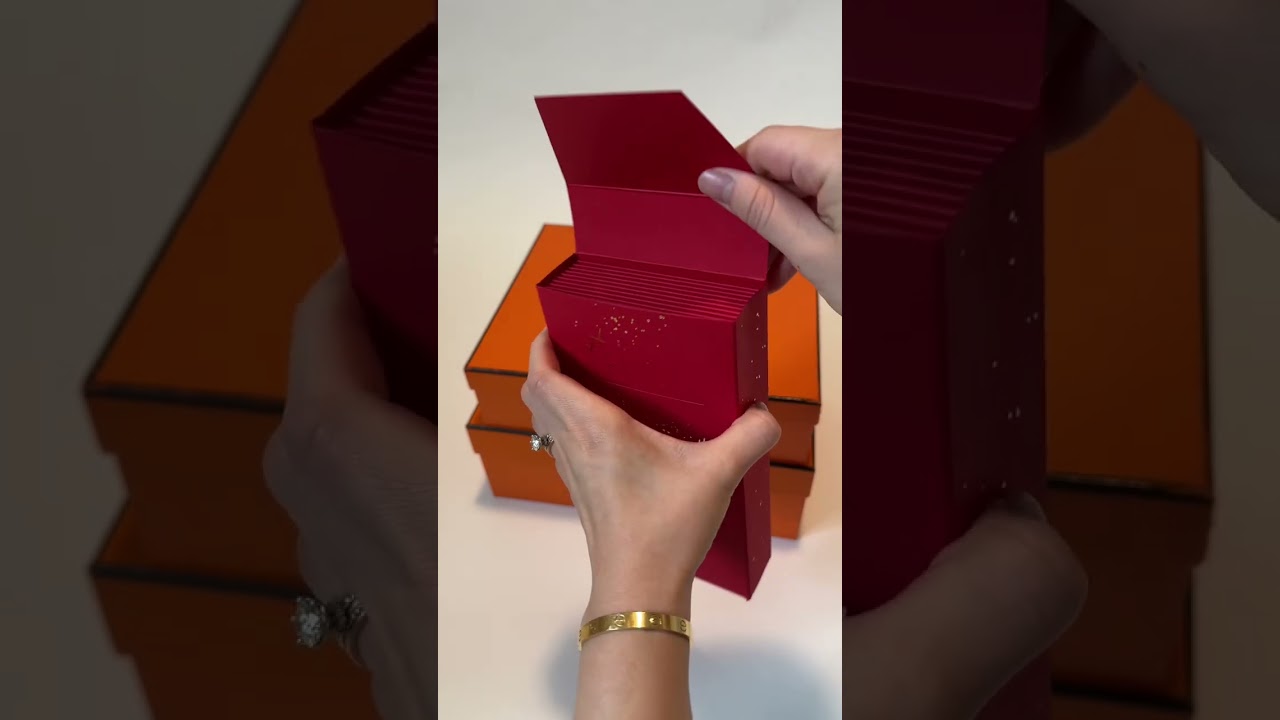 happy lunar new year 🧧 unbox hermes red envelopes with me ❤️ #hermes