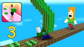 MONEY RUN 3D 3 CHALLENGE - Minecraft animation