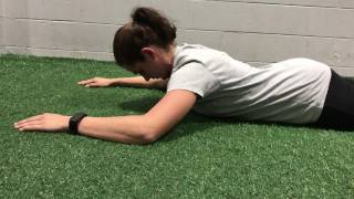 Prone Active Cervical/Thoracic Extension