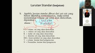 LARUTAN STANDAR