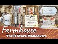 THRIFT STORE MAKEOVERS | TRASH TO TREASURE | THRIFTED UPCYCLE / FARMHOUSE DECOR