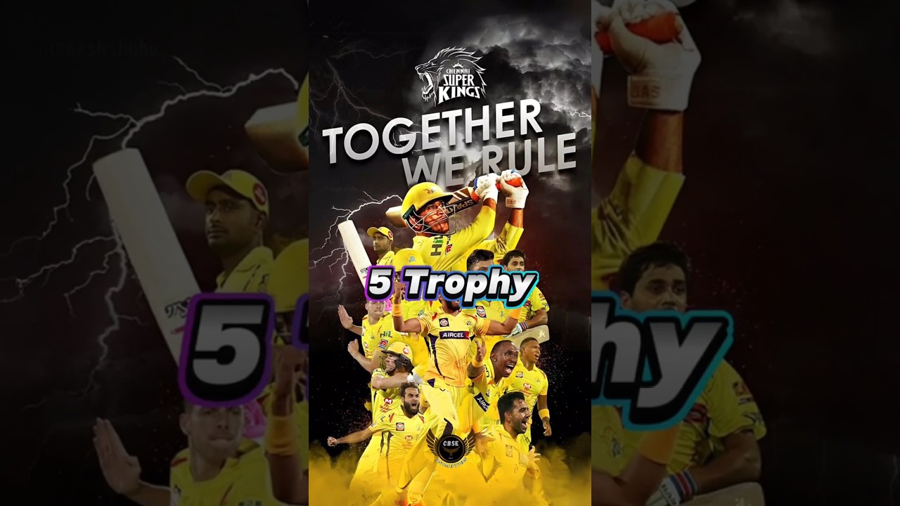 Most Trophy Winning Team in ipl 🏏🏆🔥 