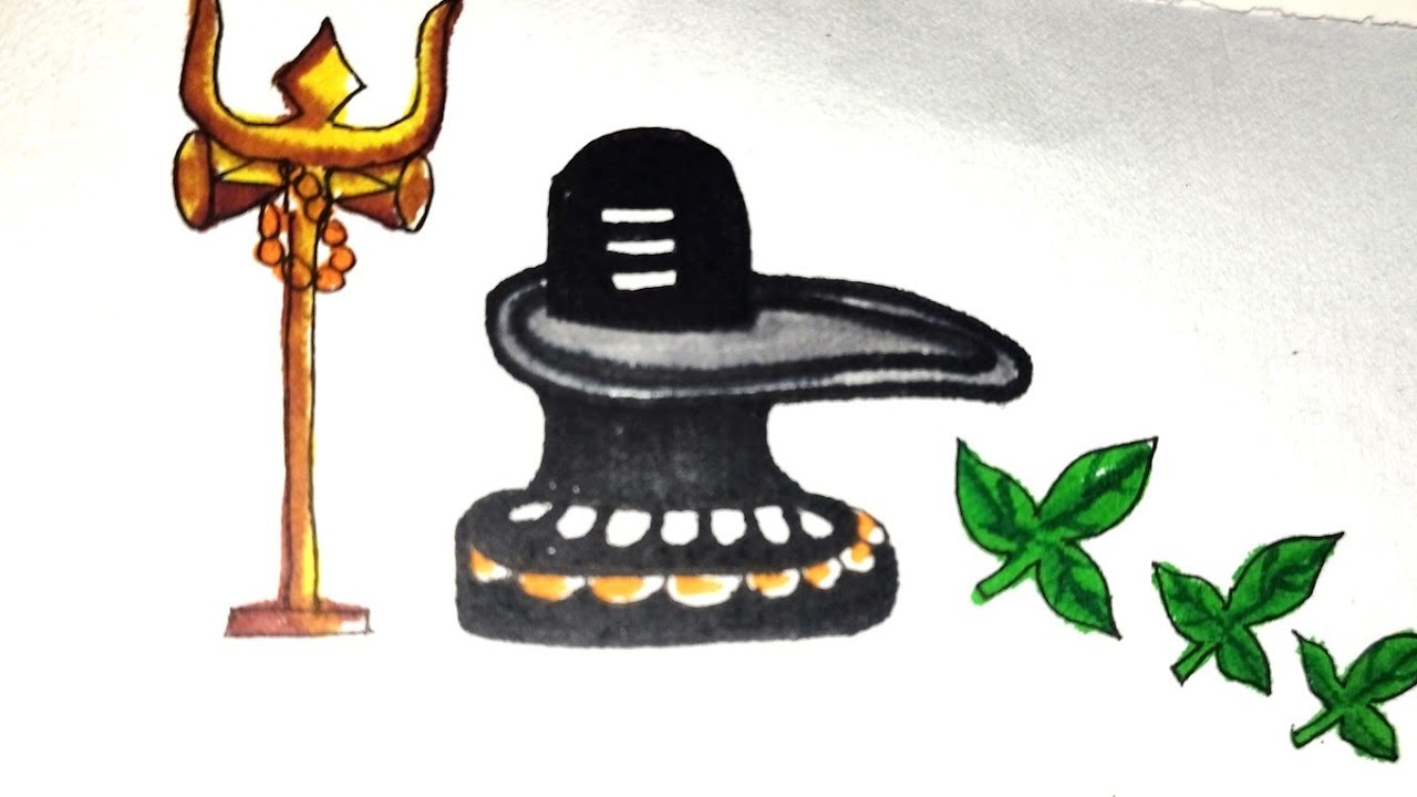 shivaratri Drawing Easy / Shivaratri simple drawing / # ...